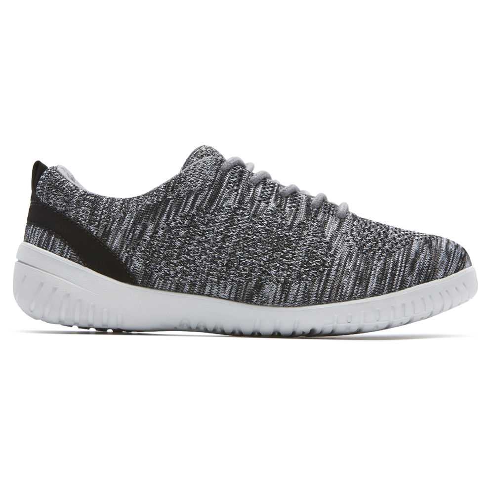 Rockport Sneakers For Womens Grey - Raelyn Knit Tie - RS1938546